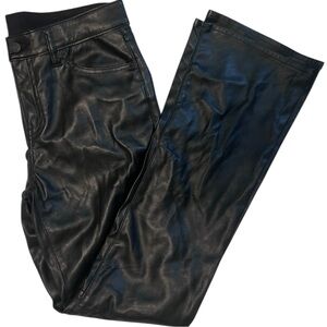 NWOT GAP Vegan Leather Baby Bootcut Pants- Size 8
